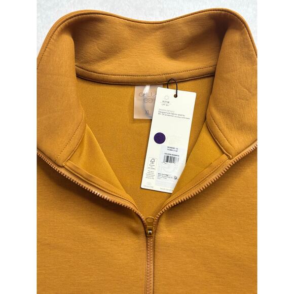 Calia Women’s XL Golden Warmth Scuba LS 1/4 Zip Pull Over NWTs - Picture 3 of 4
